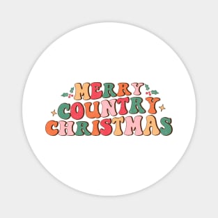 Merry Country Christmas Magnet